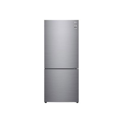 Picture of LG LBNC15231V - Refrigerator/freezer - bottom-freezer - width: 27.6 in - depth: 27.6 in - height: 67.7 in - 14.7 cu. ft - platinum silver