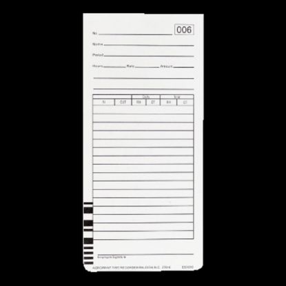 Picture of Acroprint Weekly Time Cards For Acroprint ES1000 Atomic Totalizing Payroll Recorder , 10in x 4in, Beige, Pack Of 100