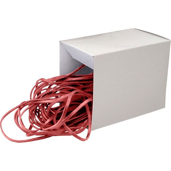 Picture of Alliance Rubber 07825 Heavy Duty Latex Rubber Bands, 12in, Red, Approximately 50 Bands