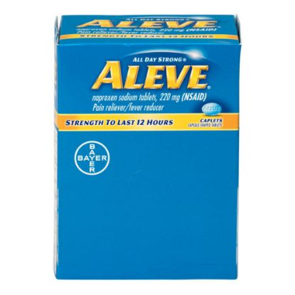 Picture of Aleve Pain Reliever Tablets, 1 Tablet Per Packet, Box Of 50 Packets