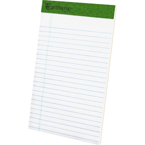 Picture of TOPS Perforated Jr. Legal Rule Pads,  5in x 8in, Legal Rule, 50 Sheets Per Pad, White, Pack Of 12