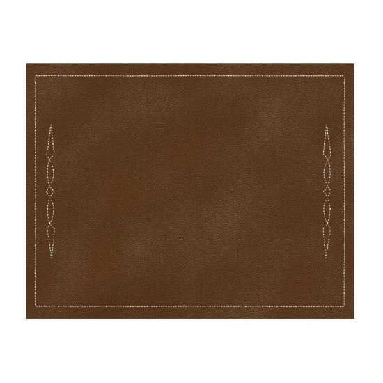 Picture of So-Mine Touch Of Class Desk Mat, 19-1/2in x 25-3/4in, Brown