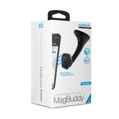 Picture of Naztech MagBuddy Elite Windshield Mount, Black