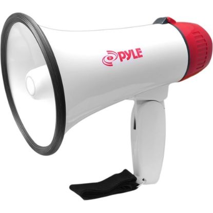 Picture of Pyle Home Compact Professional 20W Power Megaphone, 9-1/4inH x 5-3/4inW x 5-3/4inD, White