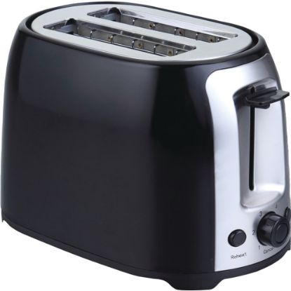 Picture of Brentwood Cool Touch 2-Slice Wide-Slot Toaster, Black/Stainless Steel