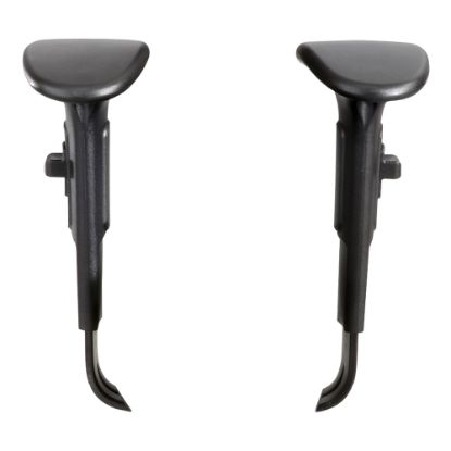 Picture of Safco Adjustable Width Arm Kit for Vue and Alday Chairs, Black, Set of 2