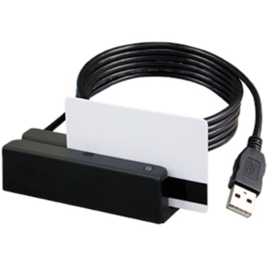 Picture of Uniform Industrial MSR213V Magnetic Stripe Reader - High Coercivity (HiCo), Low Coercivity (LoCo) - Triple Track - 55 in/s - USB