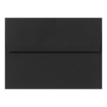 Picture of LUX Invitation Envelopes, A6, Peel & Press Closure, Midnight Black, Pack Of 1,000