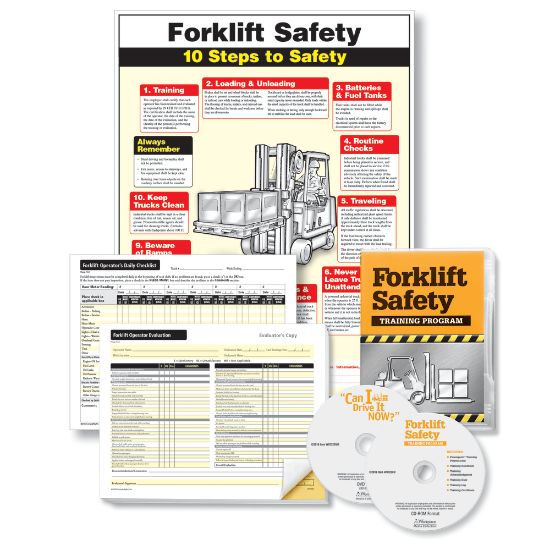 Picture of ComplyRight Forklift Training Compliance Bundle, English, 18in x 24in, English