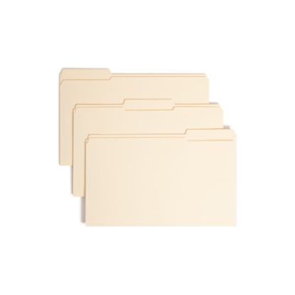 Picture of Smead Manila Folders With SafeSHIELD Coated Fasteners, Legal Size, Box Of 50