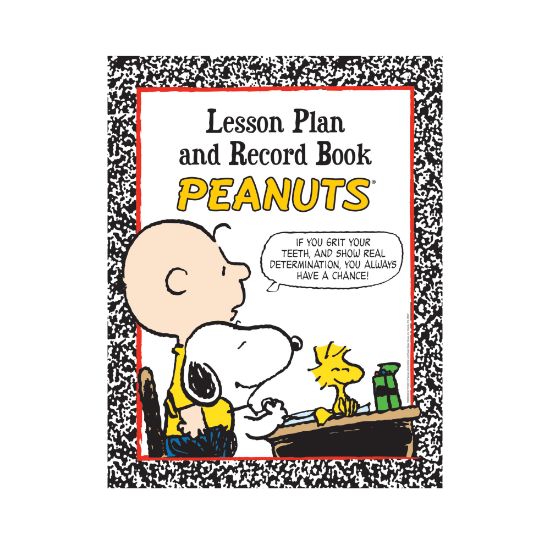 Picture of Eureka 40-Week Lesson Plan And Record Books, 8 1/2in x 11in, Peanuts, Pack Of 2