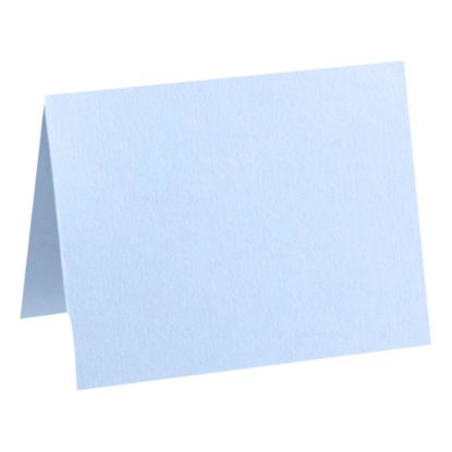 Picture of LUX Folded Cards, A6, 4 5/8in x 6 1/4in, Baby Blue, Pack Of 50