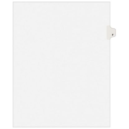 Picture of Avery 30% Recycled Side-Tab Legal Exhibit Dividers, Tab Title F, Pack Of 25