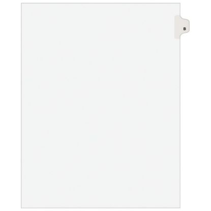 Picture of Avery Individual Legal Dividers Avery Style, Letter Size, Side Tab B, Pack Of 25