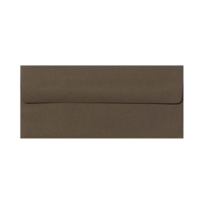 Picture of LUX #10 Envelopes, Peel & Press Closure, Chocolate Brown, Pack Of 50