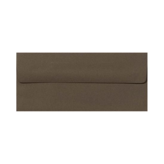 Picture of LUX #10 Envelopes, Peel & Press Closure, Chocolate Brown, Pack Of 50