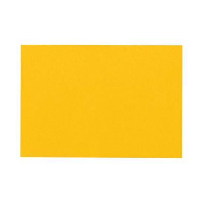 Picture of LUX Mini Flat Cards, #17, 2 9/16in x 3 9/16in, Sunflower Yellow, Pack Of 50