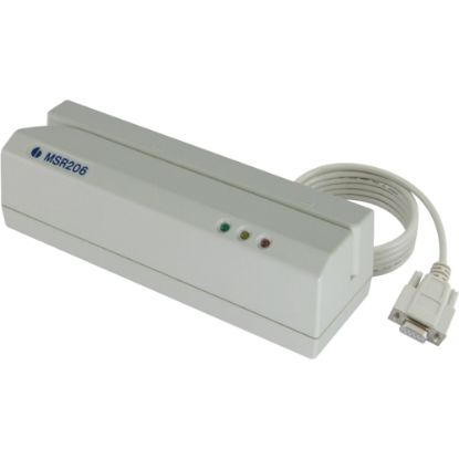 Picture of Uniform Industrial MSR206 - Magnetic card reader / writer (Tracks 1, 2 & 3) - USB, RS-232