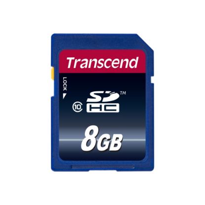 Picture of Transcend Ultimate - Flash memory card - 8 GB - Class 10 - 200x - SDHC