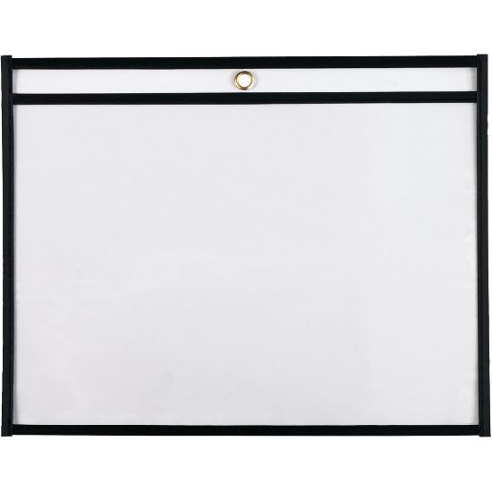 Picture of Partners Brand Job Ticket Holders, Side-Load, 9in x 12in, Black, Pack Of 25