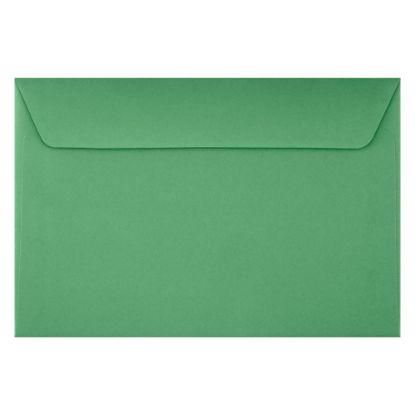 Picture of LUX Booklet 6in x 9in Envelopes, Gummed Seal, Holiday Green, Pack Of 250