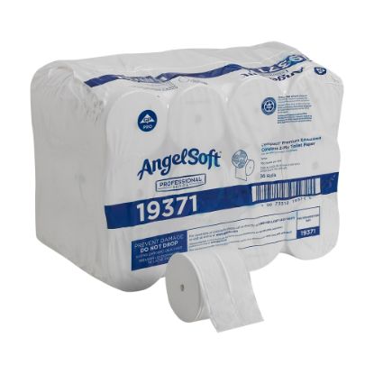 Picture of Angel Soft by GP PRO, 2 Ply, Professional Series Coreless Toilet Paper, 4x3.8, 20% Recycled, White, 750 Sheets, 36 Rolls per Case