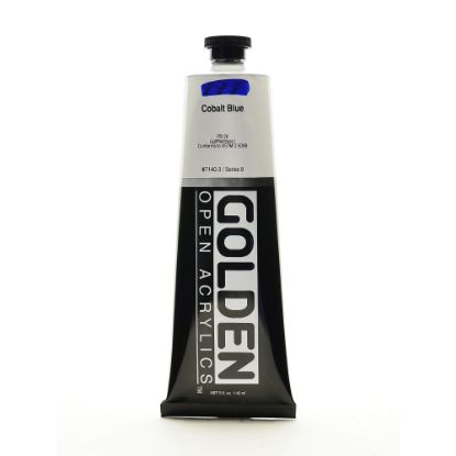 Picture of Golden OPEN Acrylic Paint, 5 Oz Tube, Cobalt Blue