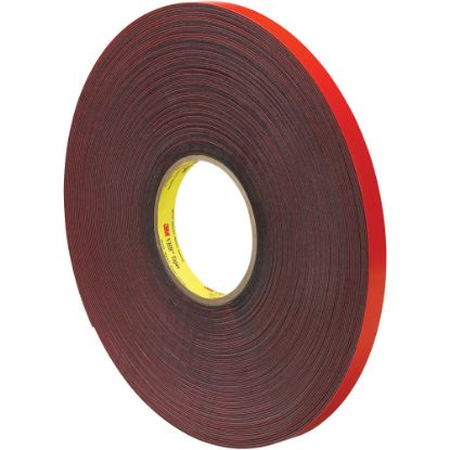 Picture of 3M VHB 4611 Tape, 1.5in Core, 0.5in x 5 Yd., Gray/Red