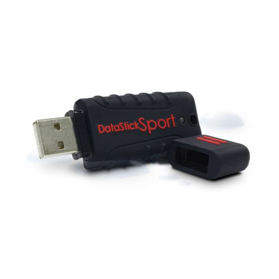 Picture of Centon DataStick Sport - USB flash drive - 64 GB - USB 2.0 - black