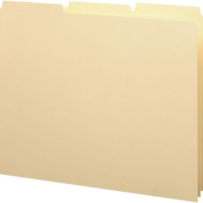 Picture of Smead 1/3-Cut Manila Self Tab File Guides, Letter Size, Manila, Box Of 100