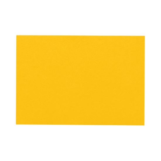 Picture of LUX Flat Cards, A9, 5 1/2in x 8 1/2in, Sunflower Yellow, Pack Of 500