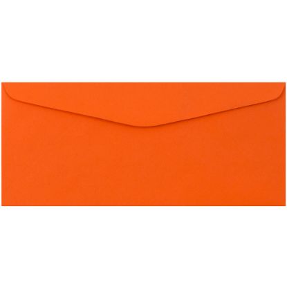 Picture of JAM Paper Booklet Envelopes, #9, Gummed Seal, Orange, Pack Of 50