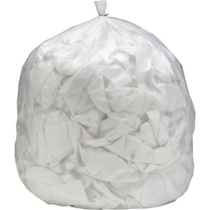 Picture of Highmark Trash Bags, 45 gal, 40inH x 48inW, Natural, 250 Bags