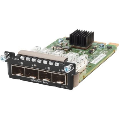 Picture of HPE Aruba 3810M 4SFP+ Module - For Data Networking, Optical NetworkOptical Fiber10 Gigabit Ethernet - 10GBase-X - 4 x Expansion Slots - SFP+