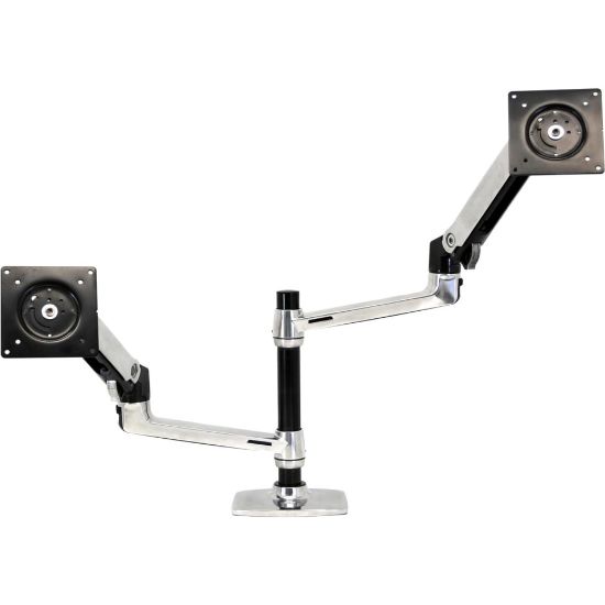 Picture of Ergotron LX Dual Monitor Stacking Arm, Silver/Black