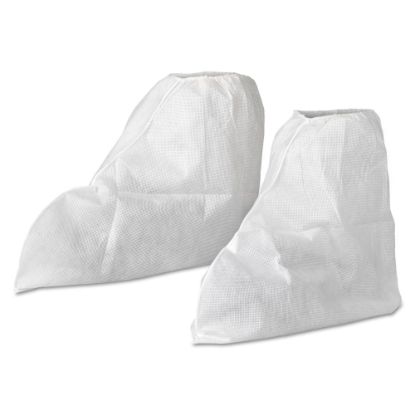 Picture of Kimberly-Clark KleenGuard A20 Breathable Particle Protection Foot Covers, One Size, White, Case Of 300 Covers