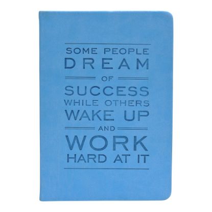 Picture of Eccolo Inspirational Journal, Success Quote, 5 1/2in x 7 1/2in, Blue