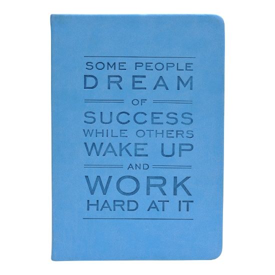 Picture of Eccolo Inspirational Journal, Success Quote, 5 1/2in x 7 1/2in, Blue