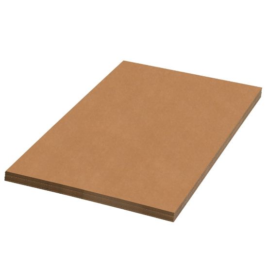 Picture of Partners Brand Corrugated Sheets, 24in x 18in, Kraft, Pack Of 50