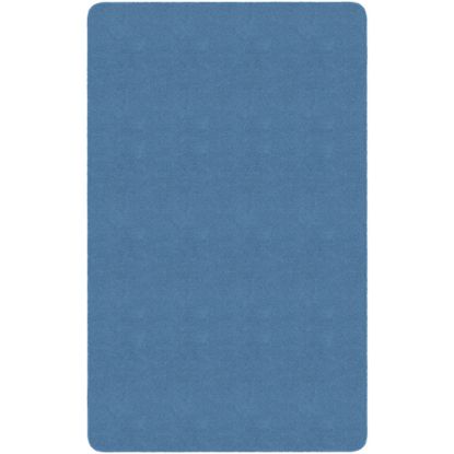 Picture of Flagship Carpets Americolors Rug, Rectangle, 7ft 6in x 12ft, Blue Bird