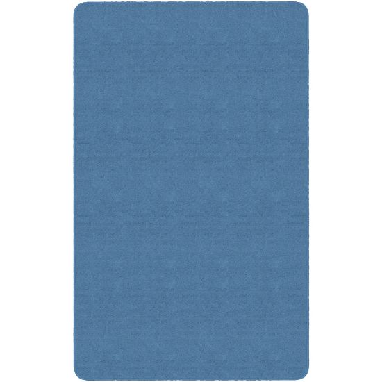 Picture of Flagship Carpets Americolors Rug, Rectangle, 7ft 6in x 12ft, Blue Bird