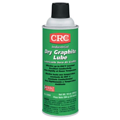 Picture of CRC Dry Graphite Lube, 10 Oz Aerosol Can, Black, Pack Of 12 Cans