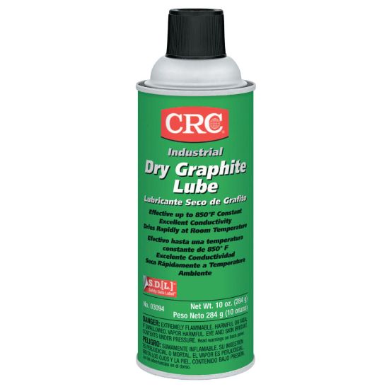 Picture of CRC Dry Graphite Lube, 10 Oz Aerosol Can, Black, Pack Of 12 Cans