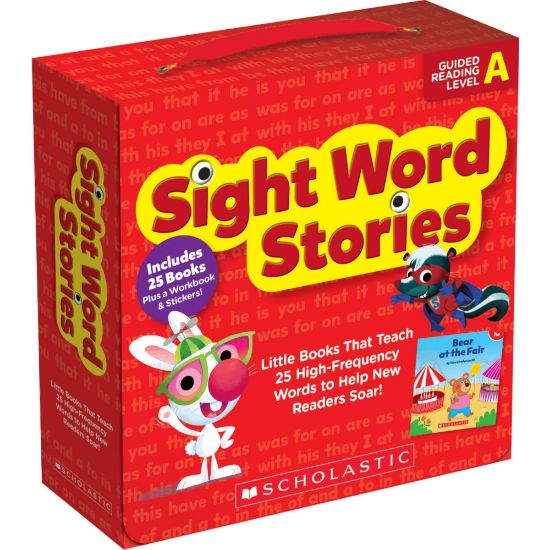 Picture of Scholastic Sight Word Stories Single Set A, Pre-K to Kindergarten, Set Of 25 Books