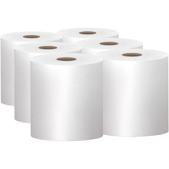 Picture of Scott Professional 1-Ply Paper Towels, 60% Recycled, 1000ft Per Roll, Pack Of 6 Rolls