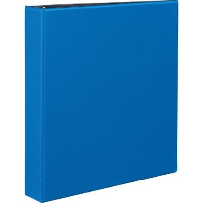 Picture of Avery Durable 3-Ring Binder With EZ-Turn Rings, 1 1/2in D-Rings, 46% Recycled, Blue