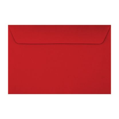 Picture of LUX Booklet 6in x 9in Envelopes, Peel & Press Closure, Holiday Red, Pack Of 50