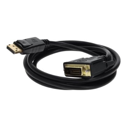 Picture of AddOn 6ft DisplayPort to DVI-D Adapter Cable - DisplayPort cable - DisplayPort (M) to DVI-D (M) - 6 ft - black