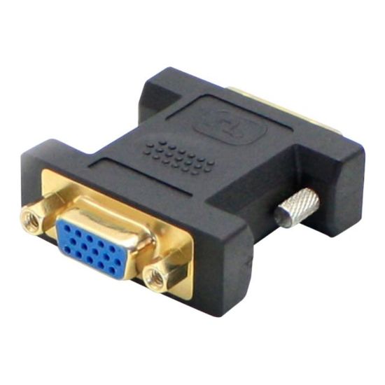 Picture of AddOn DVI-I to VGA Adapter - VGA adapter - HD-15 (VGA) (F) to DVI-I (M) - black