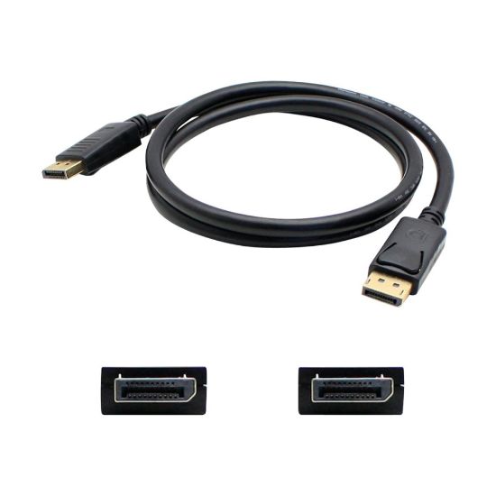 Picture of AddOn 6ft DisplayPort Cable - DisplayPort cable - DisplayPort (M) to DisplayPort (M) - 6 ft - black